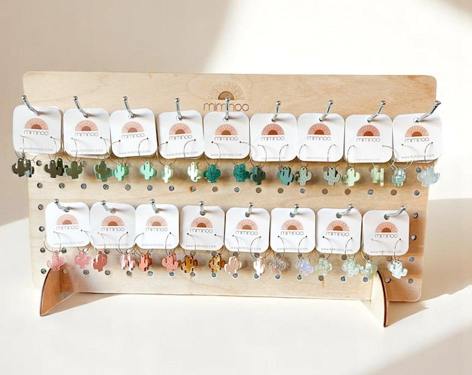 MKS Cactus Earrings Acrylic