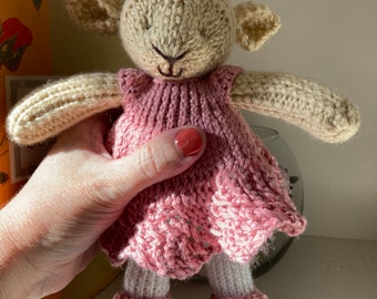 Handmade Stuffed Animal Lamb Toy