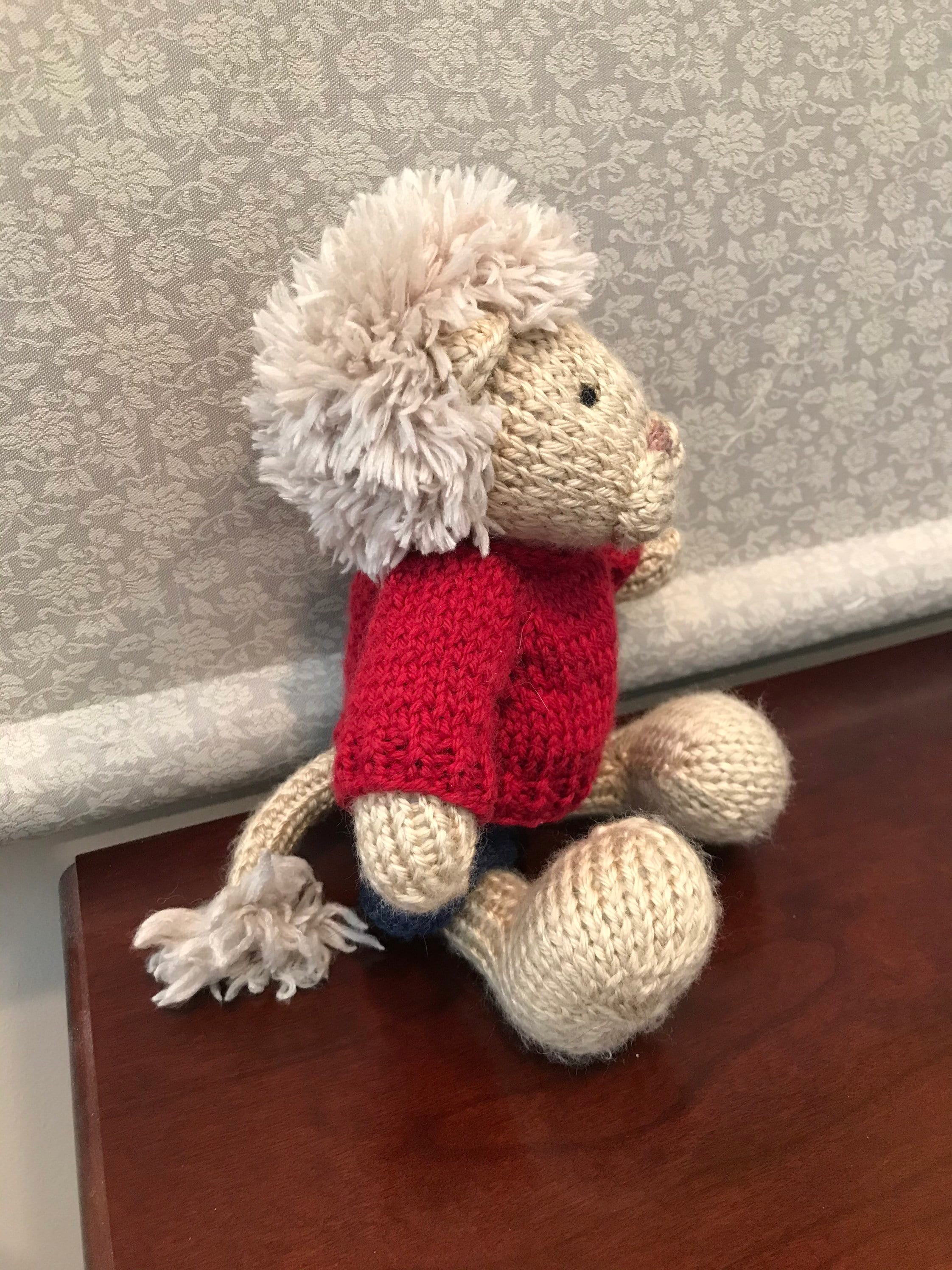 Handmade Stuffed Animal Lion Cub Toy Etsy