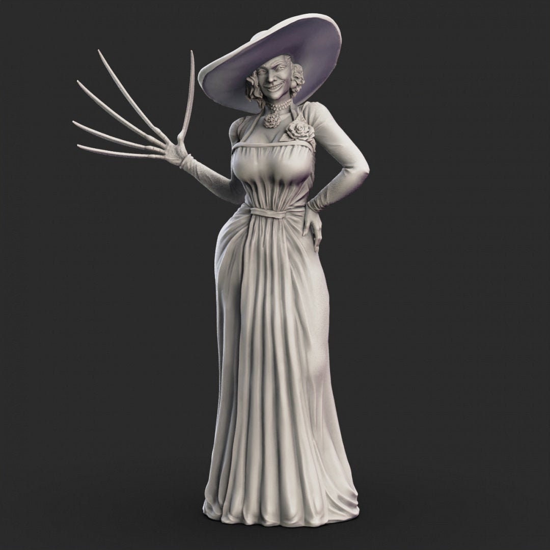 Lady Dimitrescu Resin Figure - Resident Evil Village - clients ...
