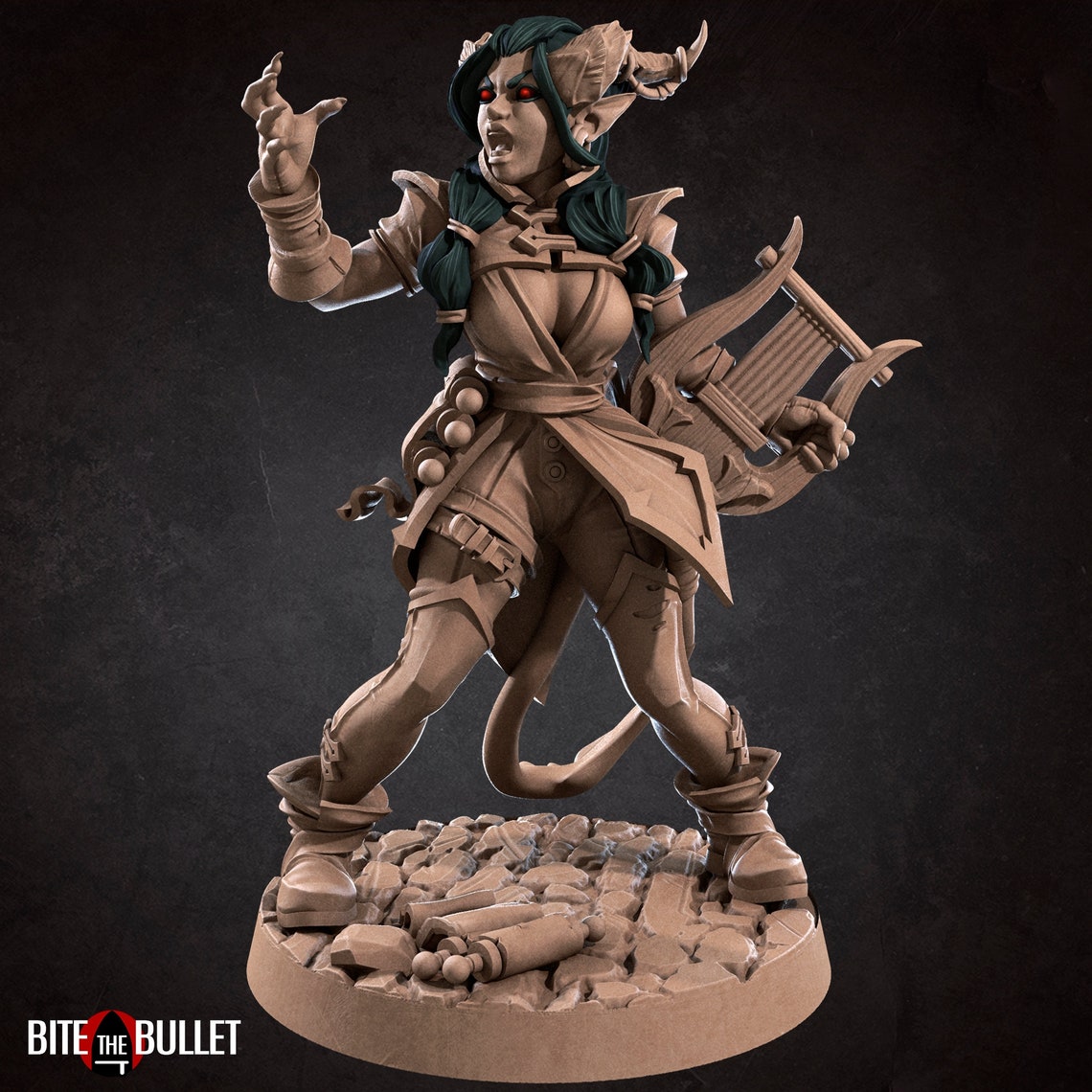 custom tiefling miniature