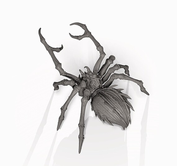 Giant Spider Unpainted Mini for Ttrpgs D&D Dnd Dungeons - Etsy