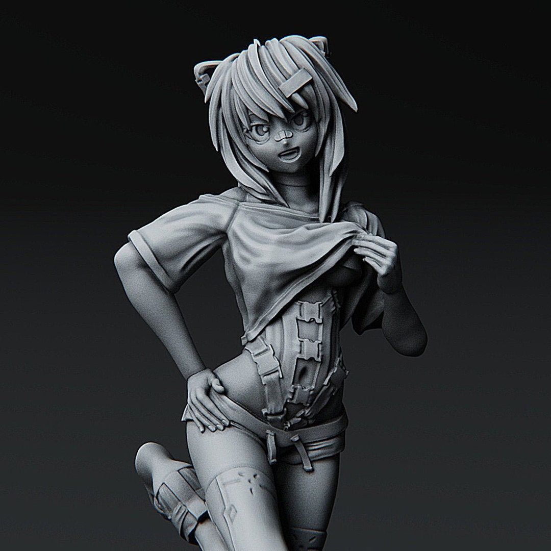 Projekt Melody Approximately 100mm Unpainted Resin Statue for Painting and Collections Etsy