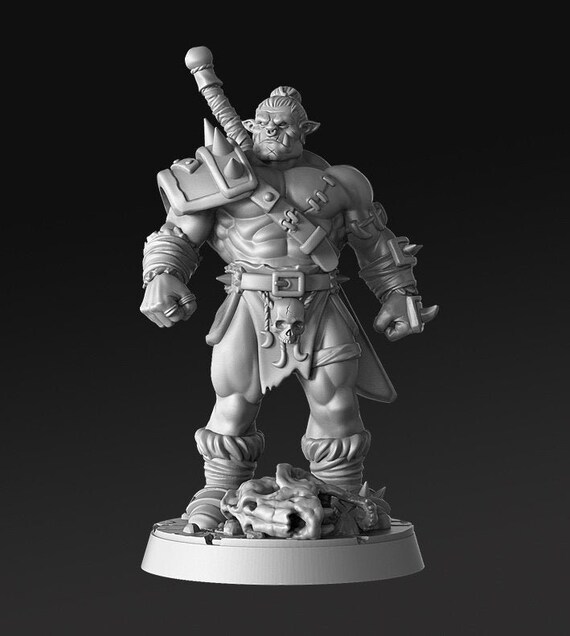 Nadug Half Orc Warrior / Barbarian 