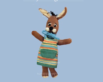 Vintage Ms Rabbit knitting pattern   l PDF Instant Download