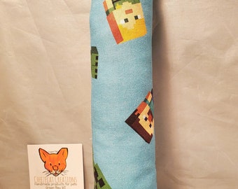 Mine Craft Games Cheeze Log Cotton Organic Catnip Kicker Toy for Cats of All Ages