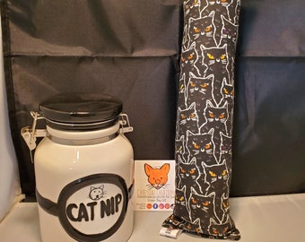 Glow In The Dark Cat Faces Cheeze Log Organic Catnip Kicker Toy for Cats of All Ages