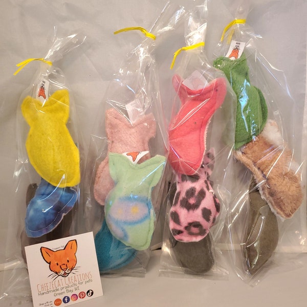 NEW CRINKLE SOUND  Friday Fish Fry Organic Catnip Toys for Cats of All Ages