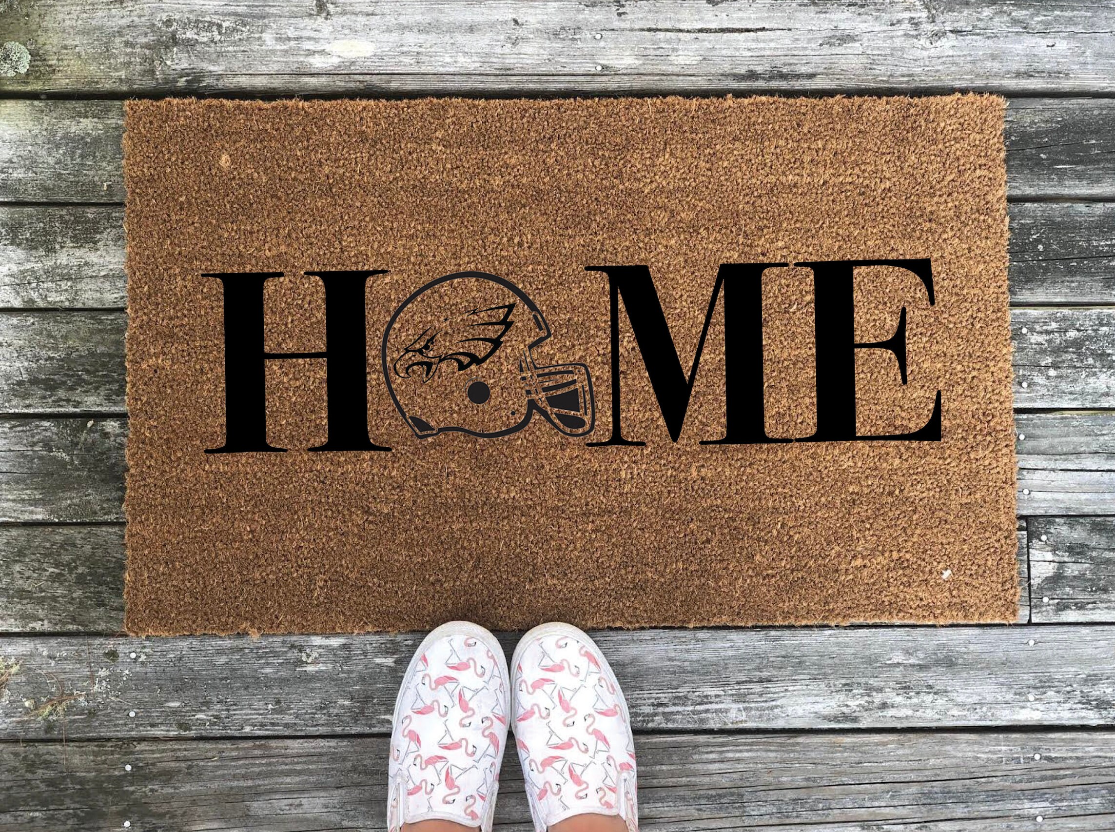 Home Philadelphia Eagles Football Helmet Door Mat Welcome Mat Etsy