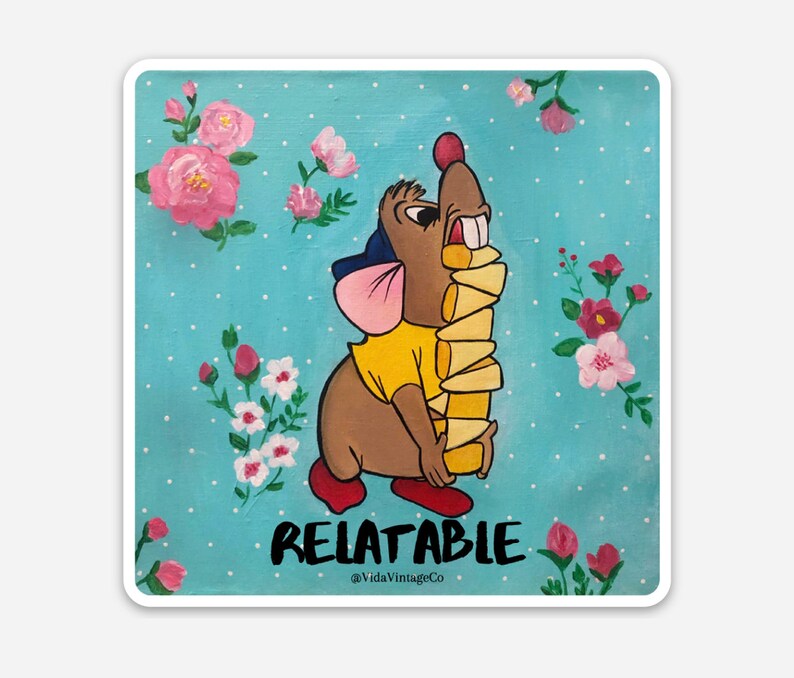 Gus Gus Relatable Magnet Disney's Cinderella | Etsy