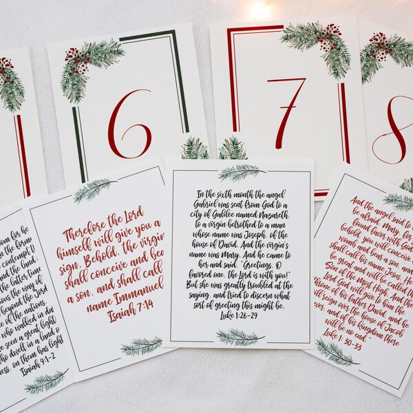 Christian Advent Calendar Etsy
