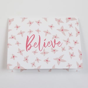 Believe! Let Not Your Hearts... Encouragement Printable Greeting Card | Christian Encouragement | John 14:1 | Downloadable | Printable