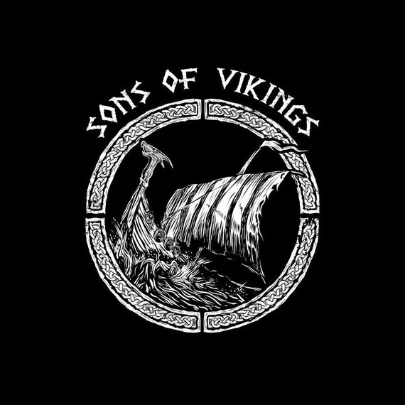 black vikings shirt