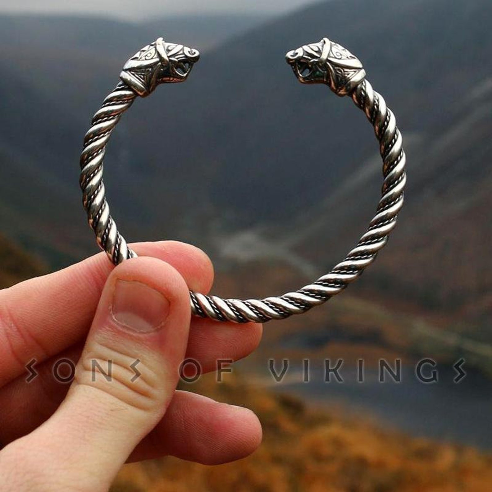 Floki vikings Bracelet Sterling Silver Etsy