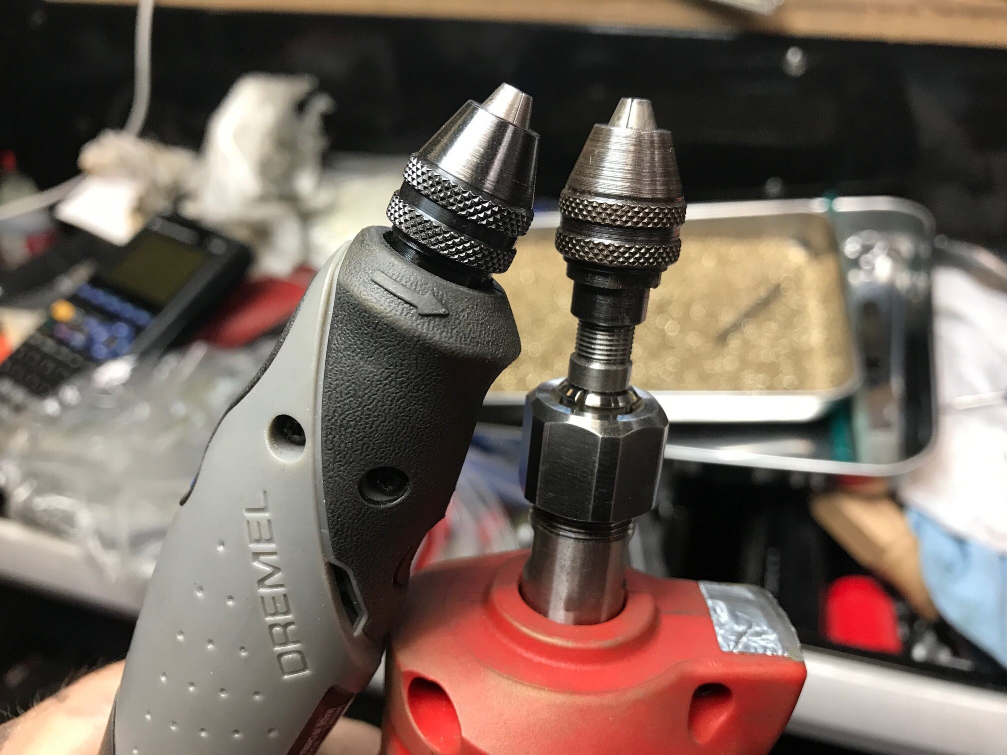 1/4 inch Shank to Dremel Converter Etsy