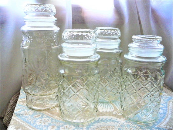 Vintage Planter Peanuts Glass Canister Jar 1984 and 1980 - Etsy