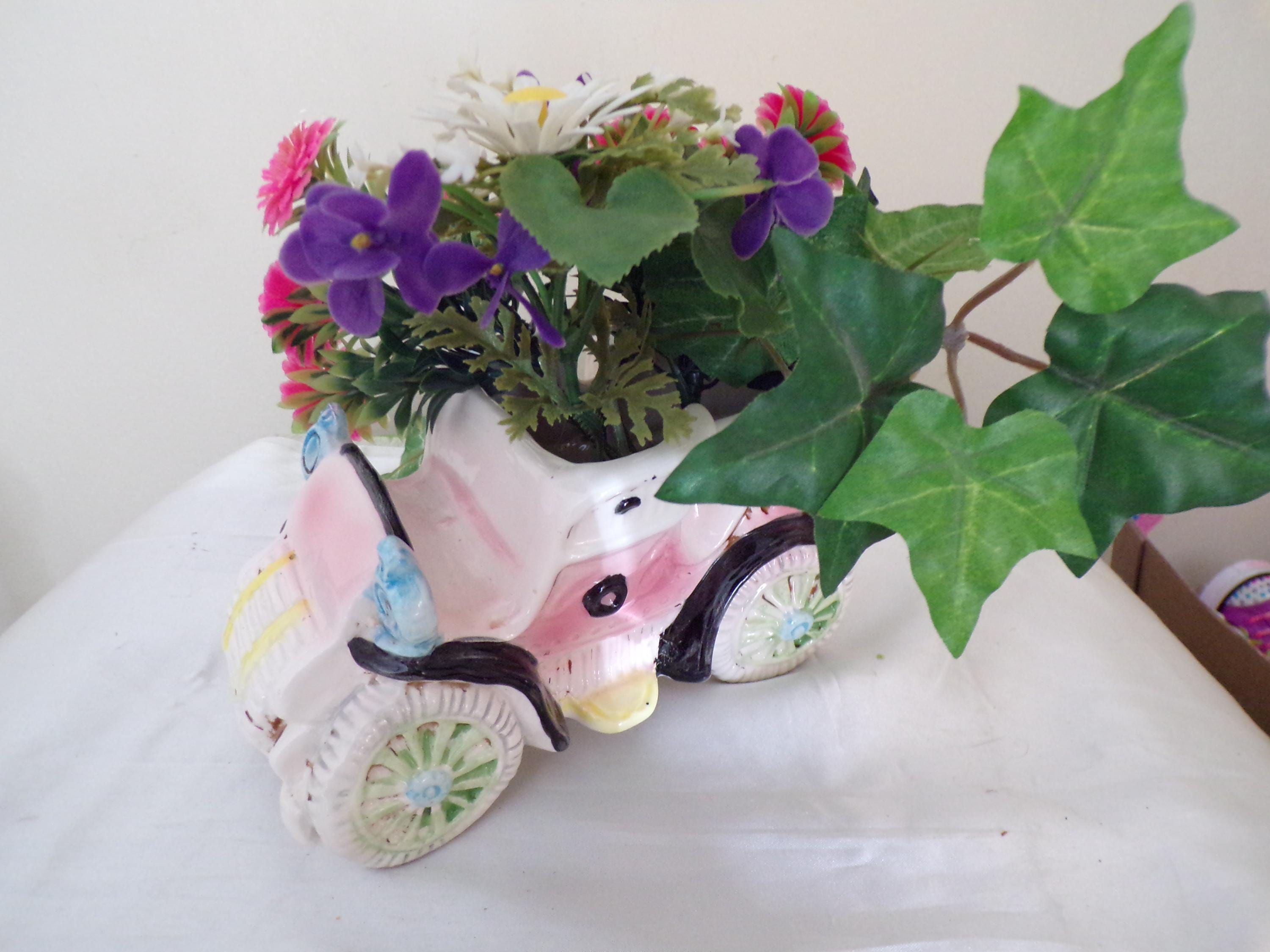 Vintage Convertible Buggy Car Ceramic Planter, Japan 1950's - Etsy