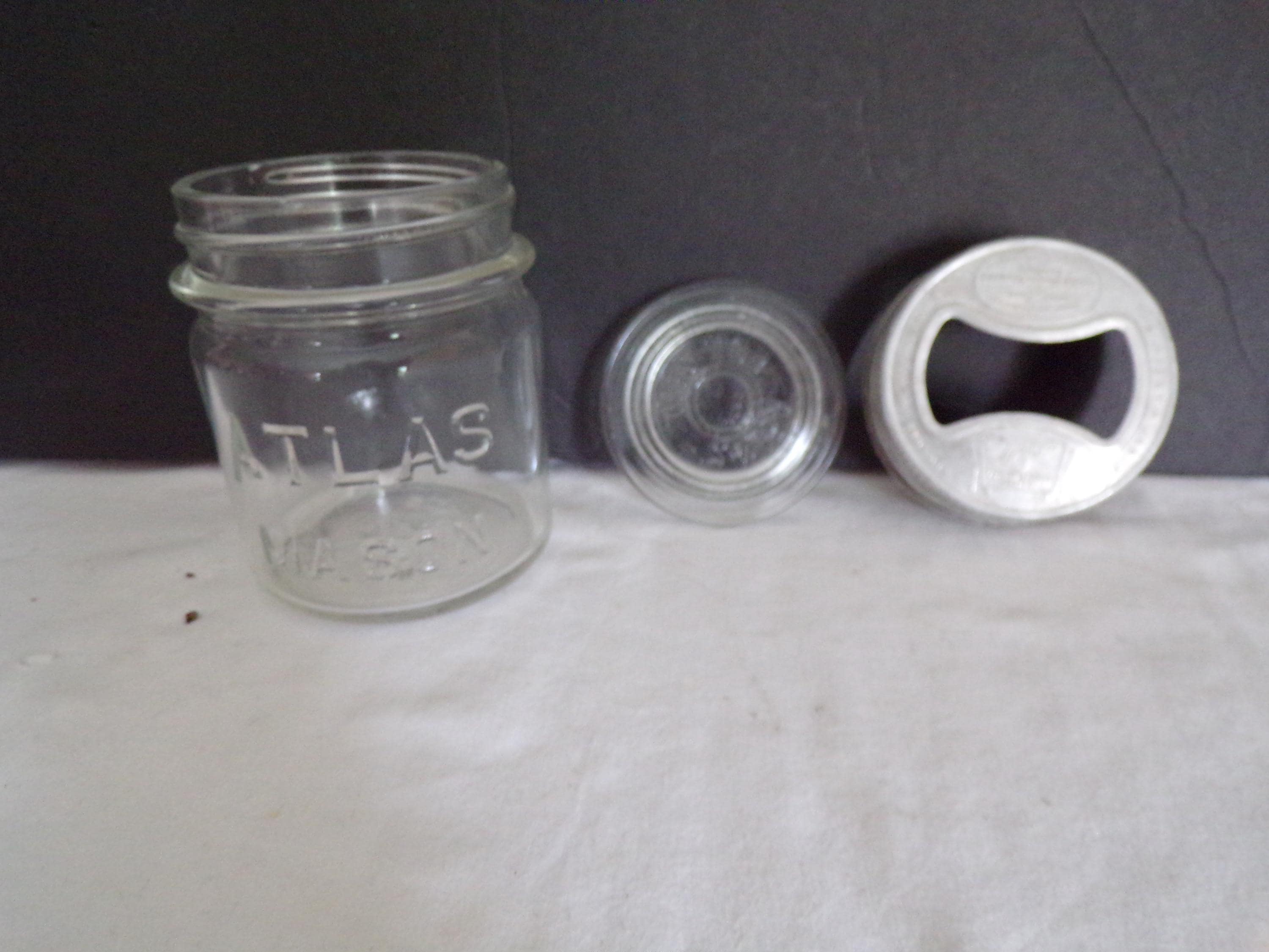 Hazel atlas clear glass jar - Etsy 日本