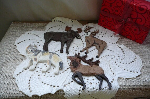 【新品】トナカイ ヘラジカ 2体セット スウェーデン製 クリスマス 新品】トナカイ ヘラジカ 2体セット スウェーデン製 クリスマス 新品