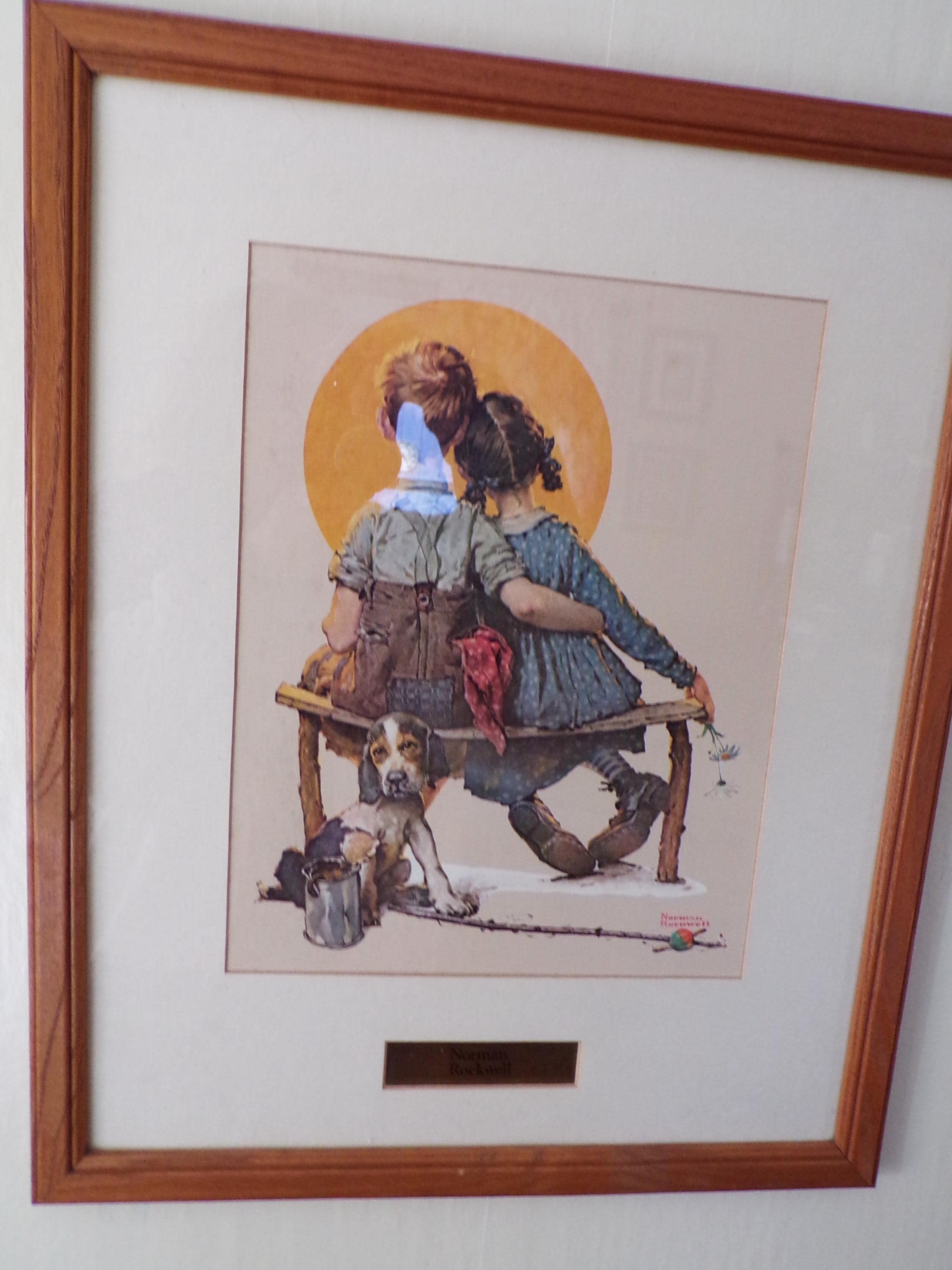 Vintage “puppy Love” Norman Rockwell Limited Edition 
