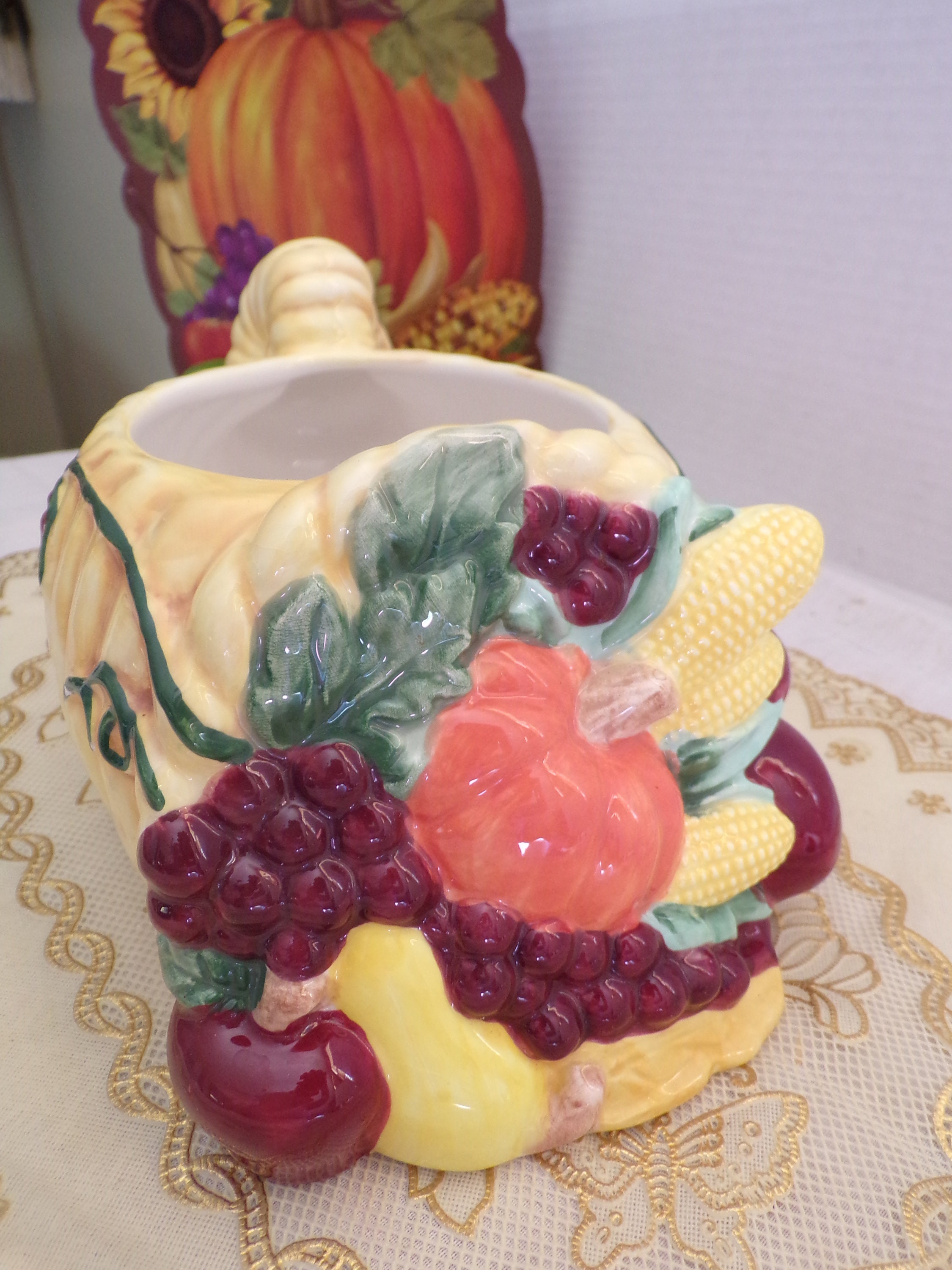 Porcelain Fruit and Vegetables - Etsy