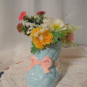 Vintage Nursery Baby Bootie Shoe Decor Planter Ardco C-3905