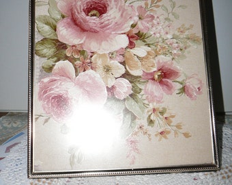 Vintage messing over staal sierlijke 8 x 10 fotolijst niet-verblinding