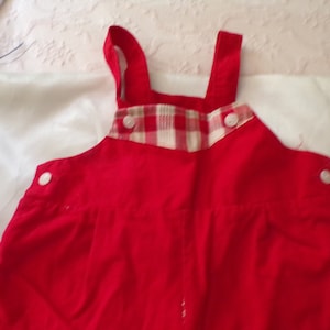 Vintage Toddler Children Overall Pants, Snap Leg Overalls 1950&#39;s, Time Out Dolls