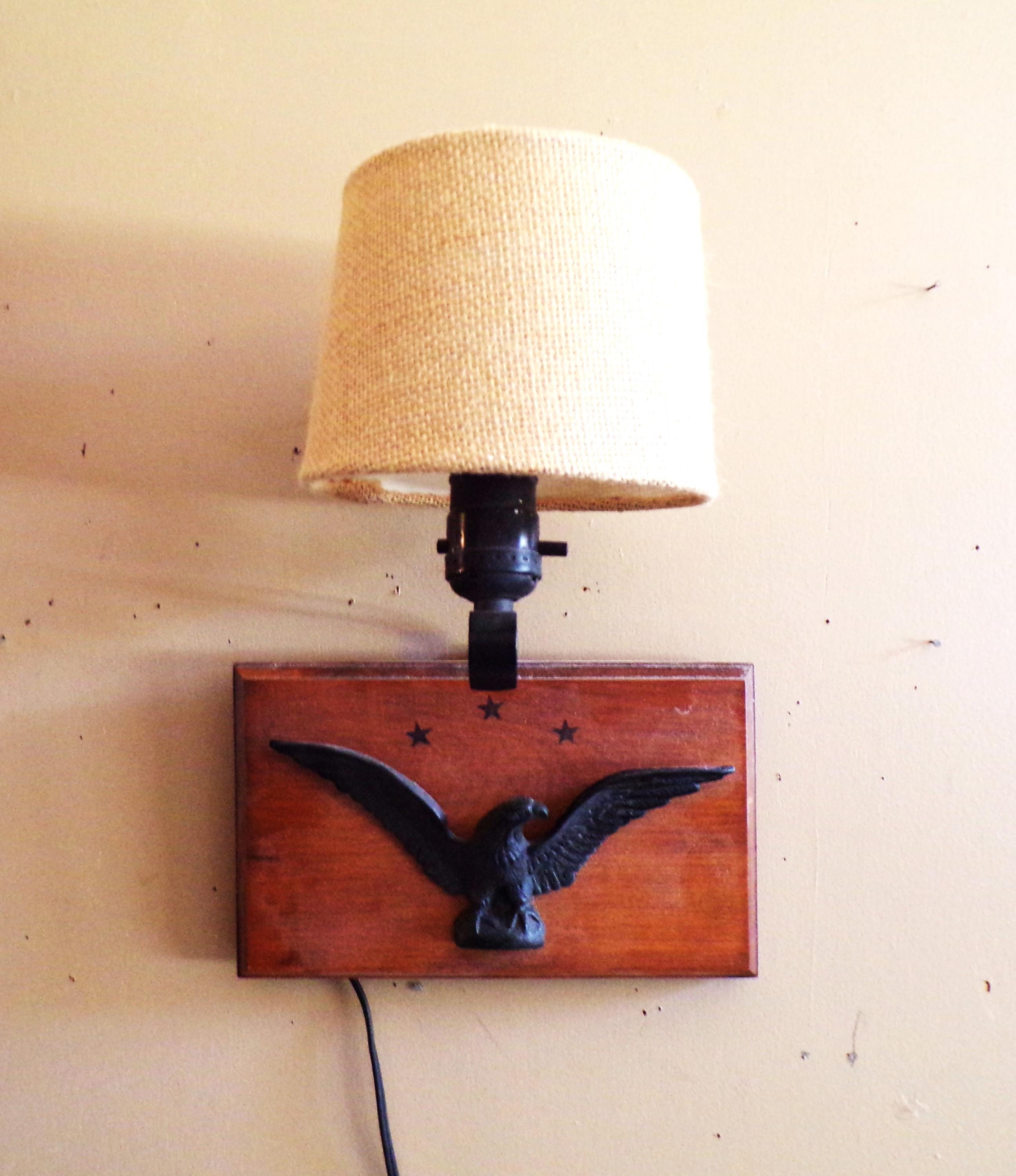 Vintage Eagle Light Fixture - Etsy