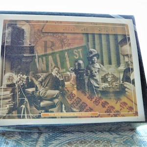 Vintage Wall Street Stock Ticker Greeting Cards 24 Blank Cards and Envelops