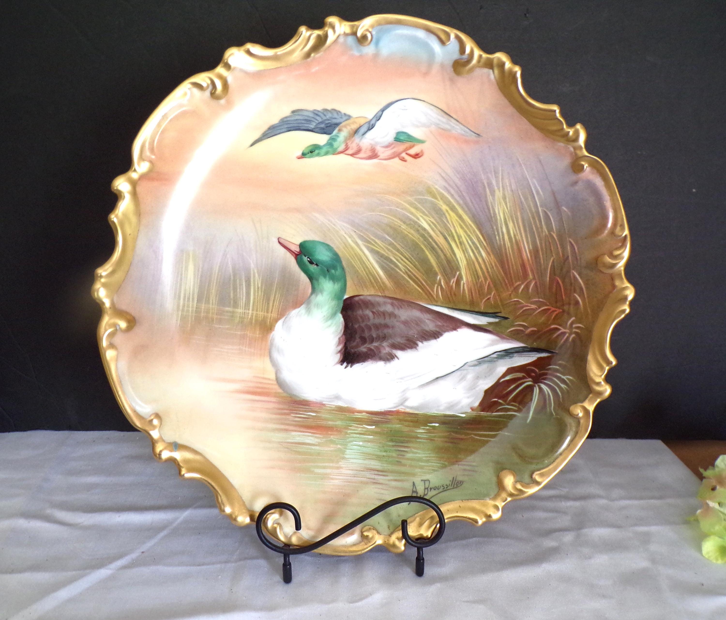 Antique limoges plaque - Etsy 日本