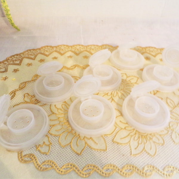 Salt and Pepper Shakers Replacement Lids Etsy