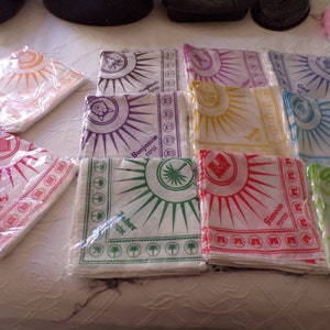 Religious Tribes of Israel Rayon Headscarf/Bandannas, Holy Land Adventure, Tribe&#39;s Symbol, Joseph, Judas, Naphtali and More Head Scarf, NOS