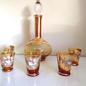 Venetian murano glass decanter set - Etsy 日本