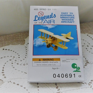 Airplane Model Kit &quot;Christmas Gift&quot; Legends Of The Air Wood Airplane Model Kit New Sealed Box