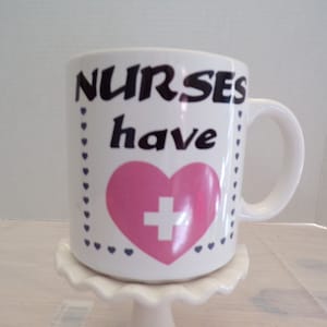 Nurses Have Heart and Cross Double-sided Coffee Cup/Mug