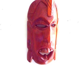 ヴィンテージフォークアート トロピカルティキバー 部族の神々 木製