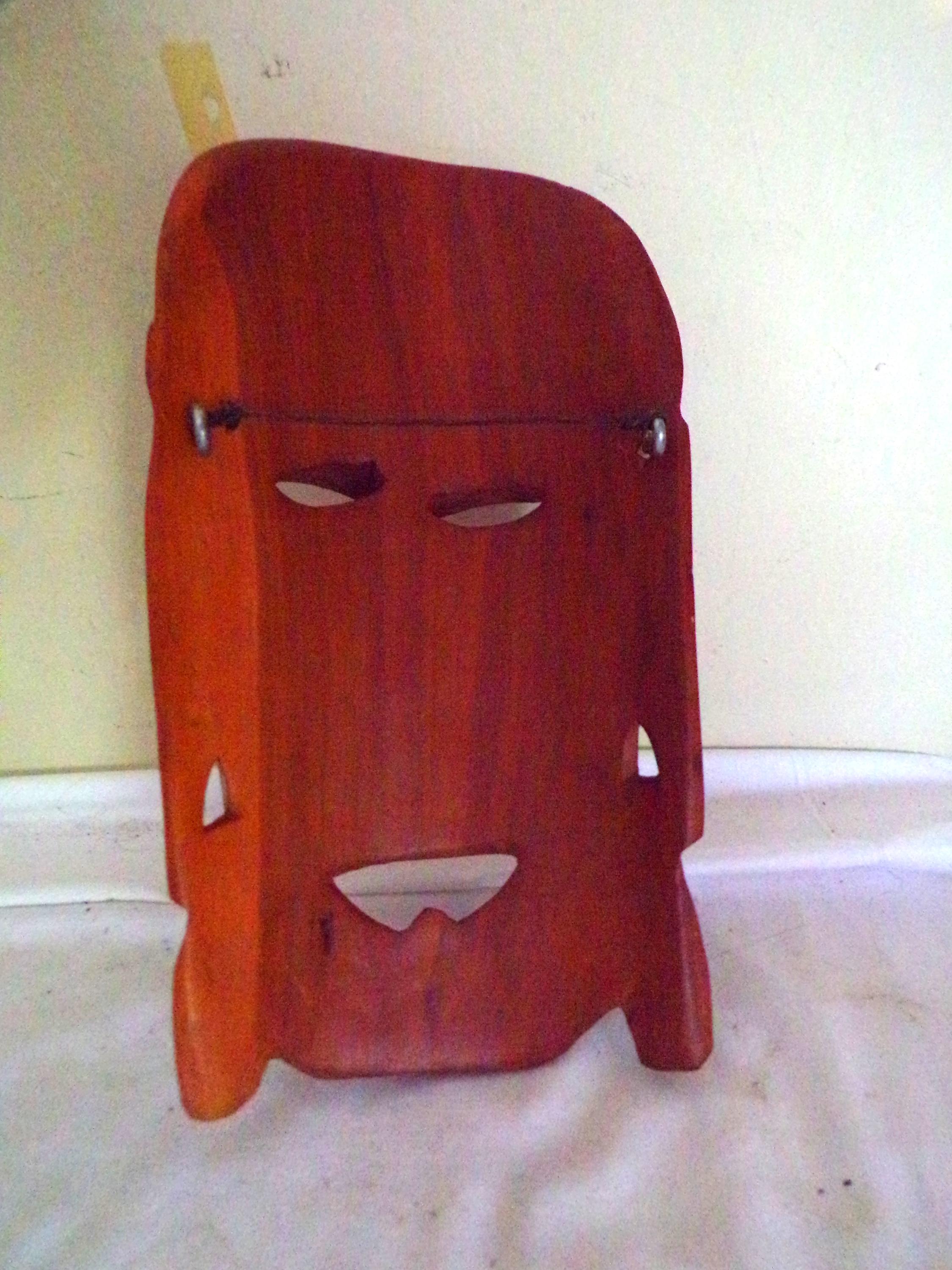 ヴィンテージフォークアート トロピカルティキバー 部族の神々 木製