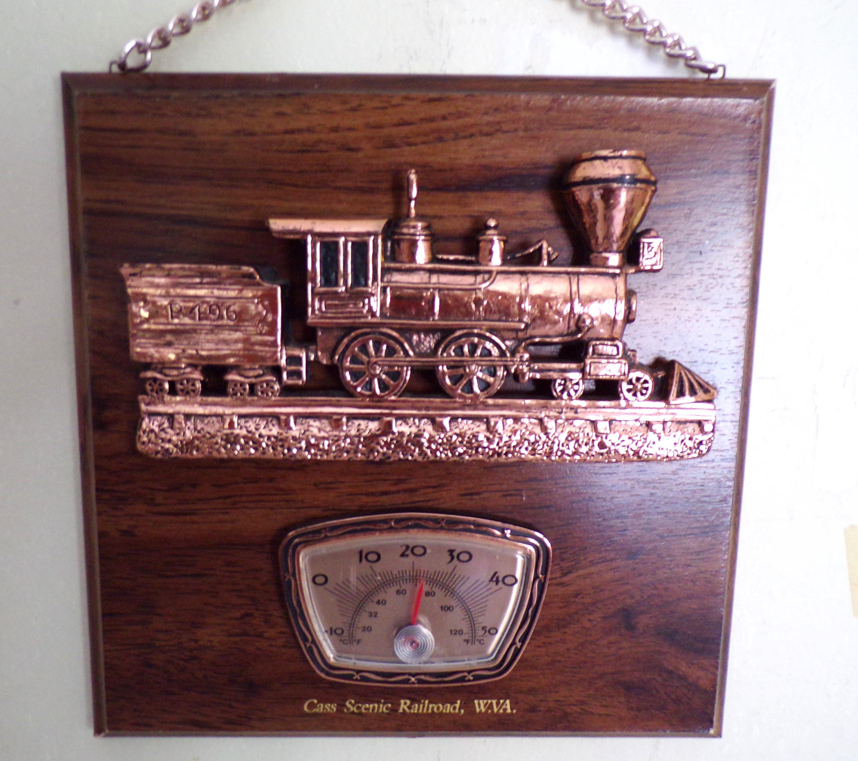 レトロ　 鉄道グッズ (1964年製 温度計) Railroad Thermometer - Etsy