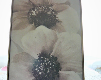 Vintage messing over staal Art Deco 8 x 10 fotolijst niet-verblindend