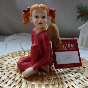 Vintage Christmas Around the World Piżama Angel Mała Dziewczynka od House of Lloyd 4 x 3 x 3 zdjęcie 2