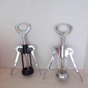 Vintage Italian Corkscrew Wine Bottle Opener/Barware/Gadget Made in Italy