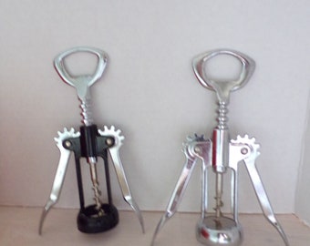 Vintage Italian Corkscrew Wine Bottle Opener/Barware/Gadget Made in Italy