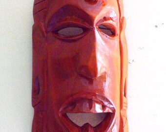 ヴィンテージフォークアート トロピカルティキバー 部族の神々 木製