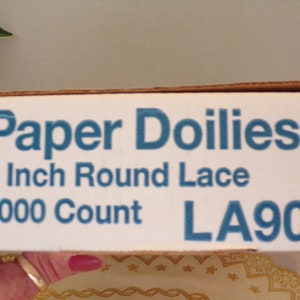 Brooklace Paper Lace Doilies, New 6 Inch Paper Doilies, 1000 Count, Wedding Events, Scrapbooking, US Lace Doilies, Cup Cake, Serving,Craft