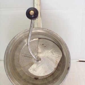 Vintage SEIVE FOOD MILL Stainless Steel Ricer, Masher, Pressure Sieve Juicer by Foley