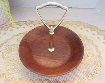 Vintage Candy/Nut Dish, Serving bowl, Solid Walnut, Missouri, USA