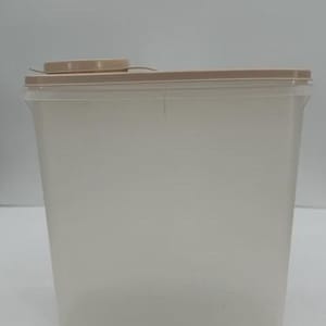 Vintage Tupperware Store N Pour Trockenfutter Aufbewahrungsbehälter Artikel # 469-9 Flip Top Deckel, 3 Quart