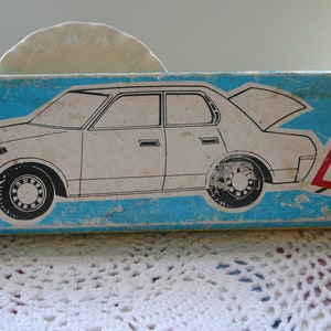 Vintage Emergency Hazard Reflecting Roadside Warning Triangle Protect Life and Property