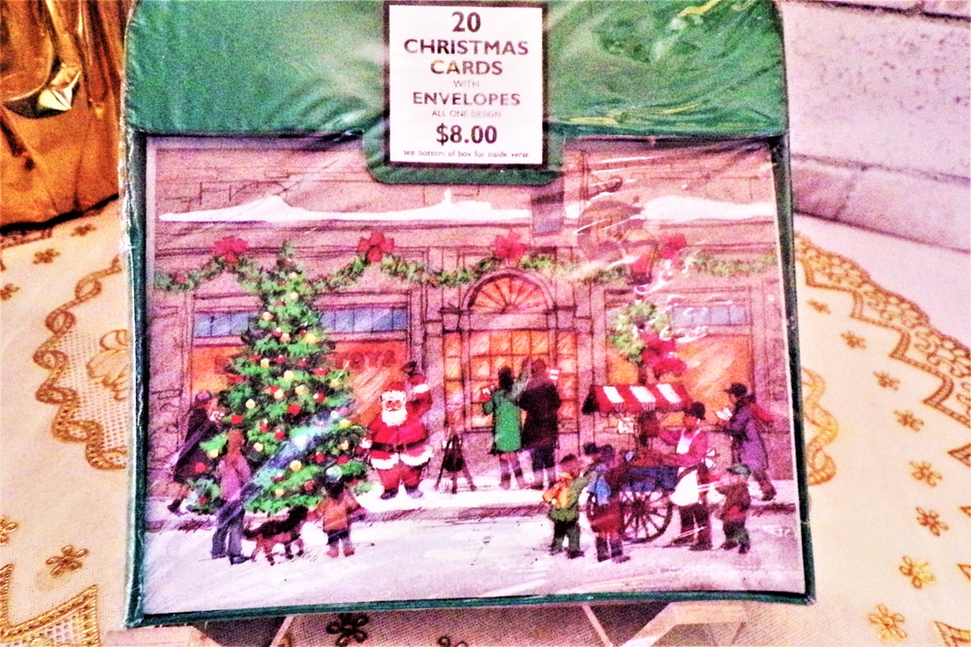 Vintage Christmas Cards W Envelopes by the Paper Magic Group Etsy